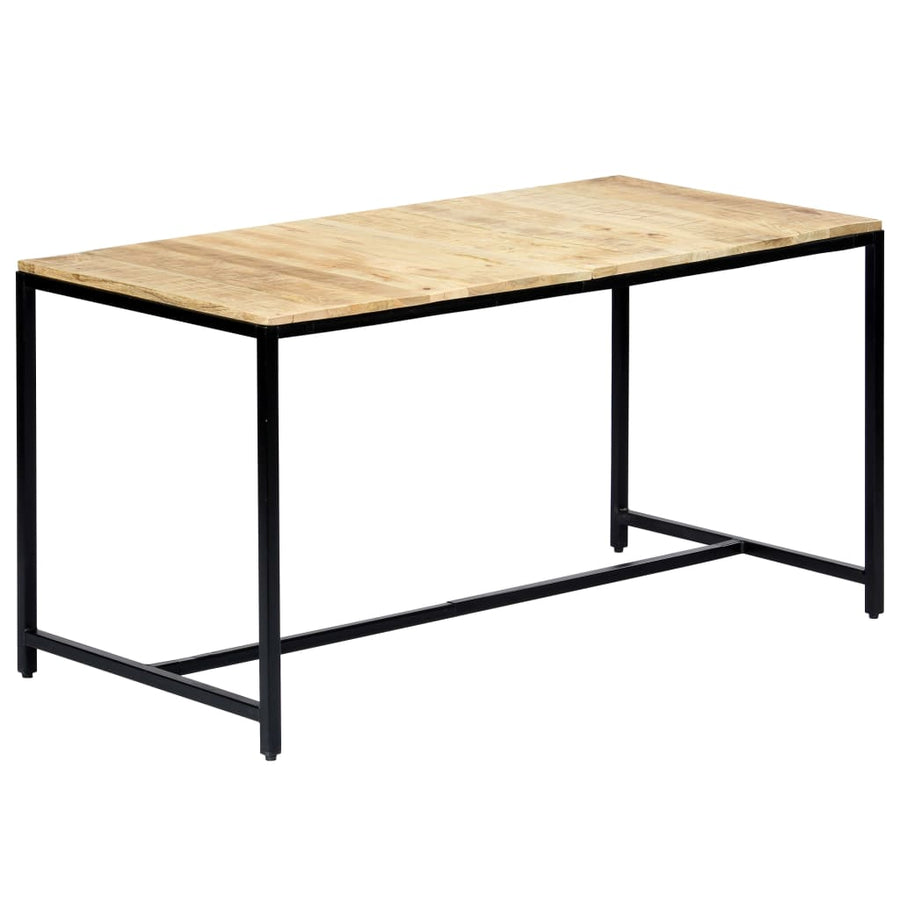 Eettafel Massief Ruw Mangohout 140 x 70 x 75 cm