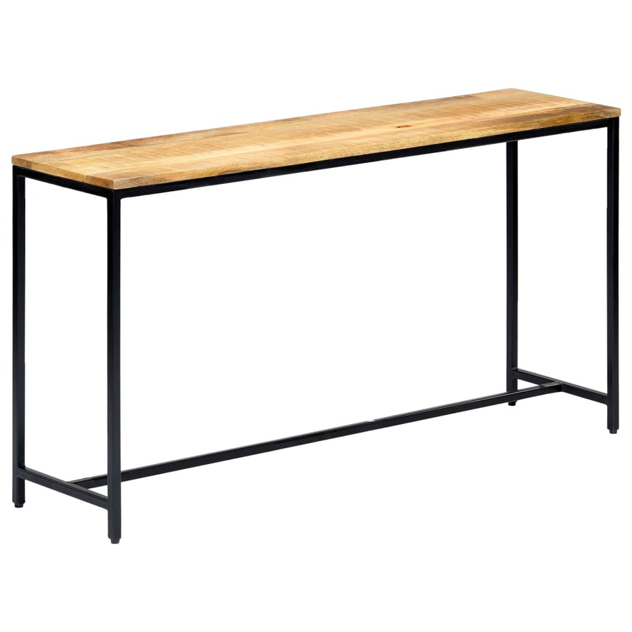 Wandtafel 140X35X76 Cm Massief Ruw Mangohout