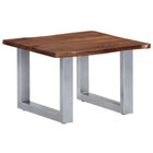 Salontafel 60x60x40 cm acaciahout bruin