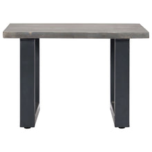 Salontafel Met Natuurlijke Randen 60X60X40 Cm Acaciahout Grijs 1 60 x 60 x 40 cm