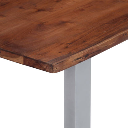Salontafel Met Natuurlijke Randen Acaciahout 115 x 60 x 40 cm Bruin