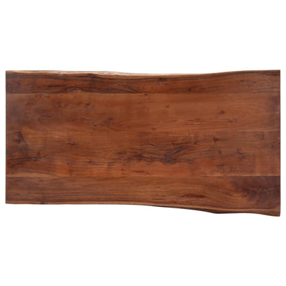 Salontafel Met Natuurlijke Randen Acaciahout 115 x 60 x 40 cm Bruin