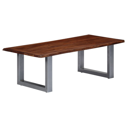 Salontafel Met Natuurlijke Randen Acaciahout 115 x 60 x 40 cm Bruin
