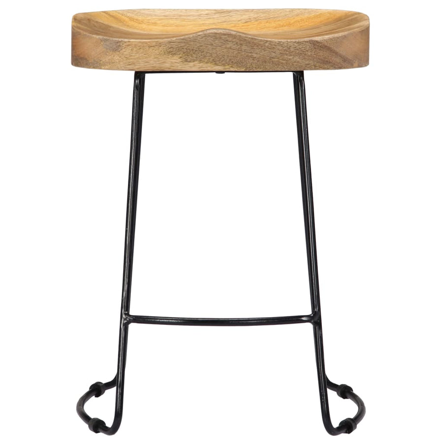 Gavin Barkrukken Massief Mangohout 46 x 38 x 52 cm Lichtbruin