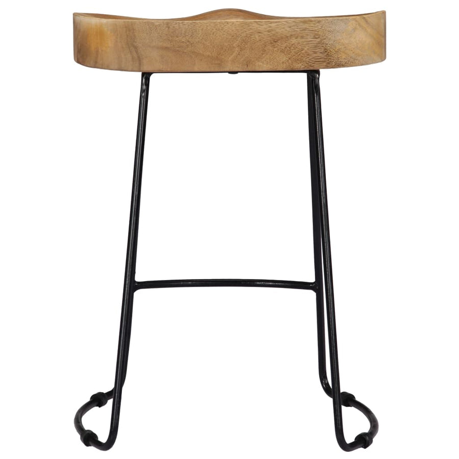 Gavin Barkrukken Massief Mangohout 46 x 38 x 52 cm Lichtbruin