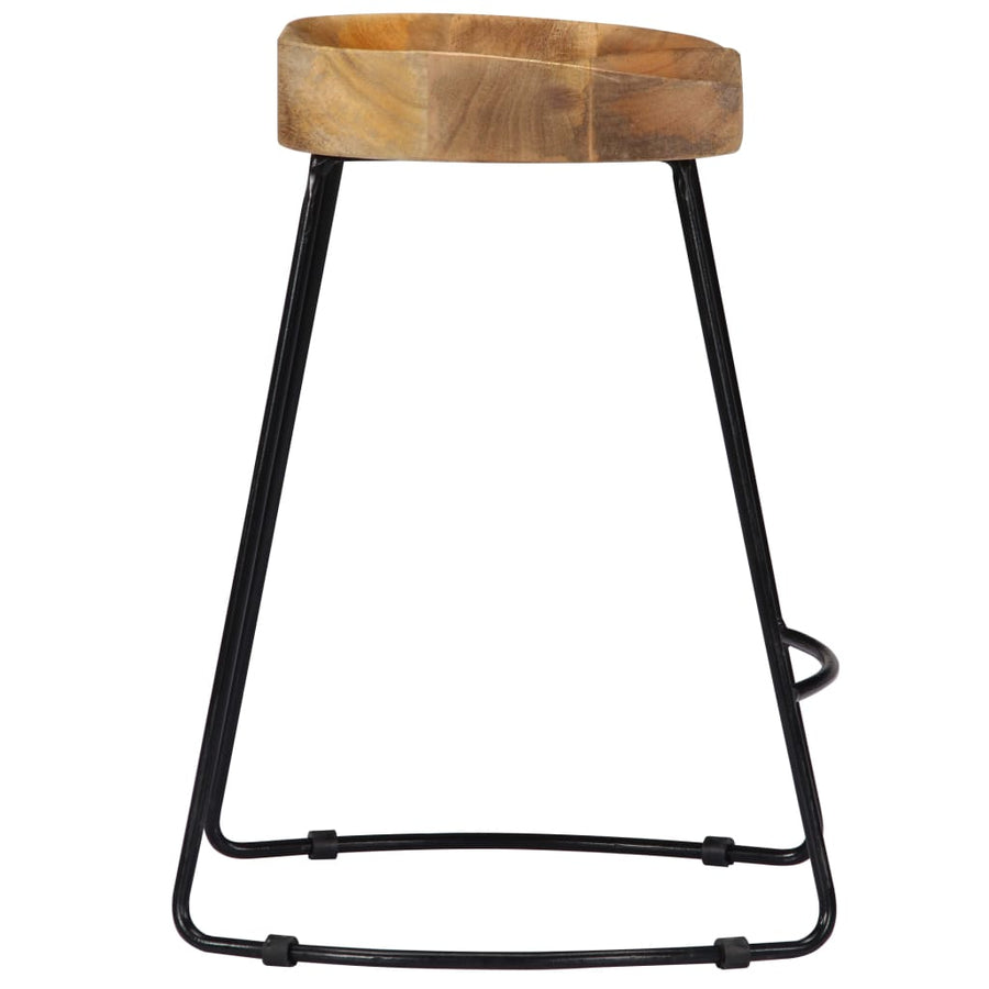 Gavin Barkrukken Massief Mangohout 46 x 38 x 52 cm Lichtbruin
