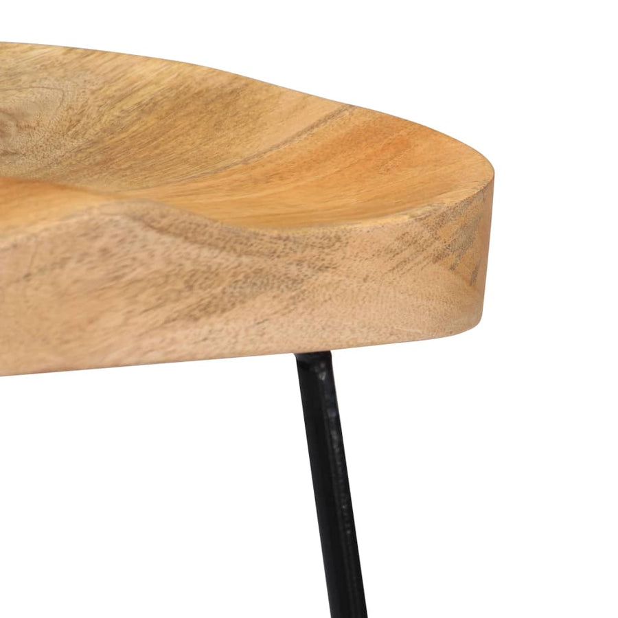 Gavin Barkrukken Massief Mangohout 46 x 38 x 52 cm Lichtbruin