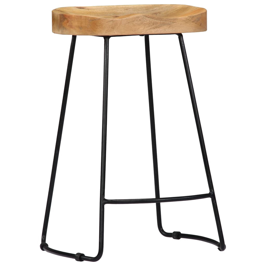 Gavin Barkrukken Massief Mangohout 45 x 40 x 62 cm Lichtbruin