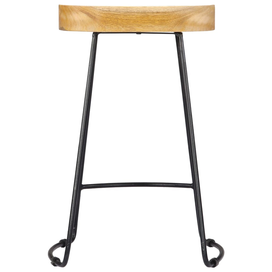 Gavin Barkrukken Massief Mangohout 45 x 40 x 62 cm Lichtbruin