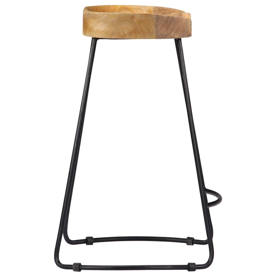 Gavin Barkrukken Massief Mangohout 45 x 40 x 62 cm Lichtbruin