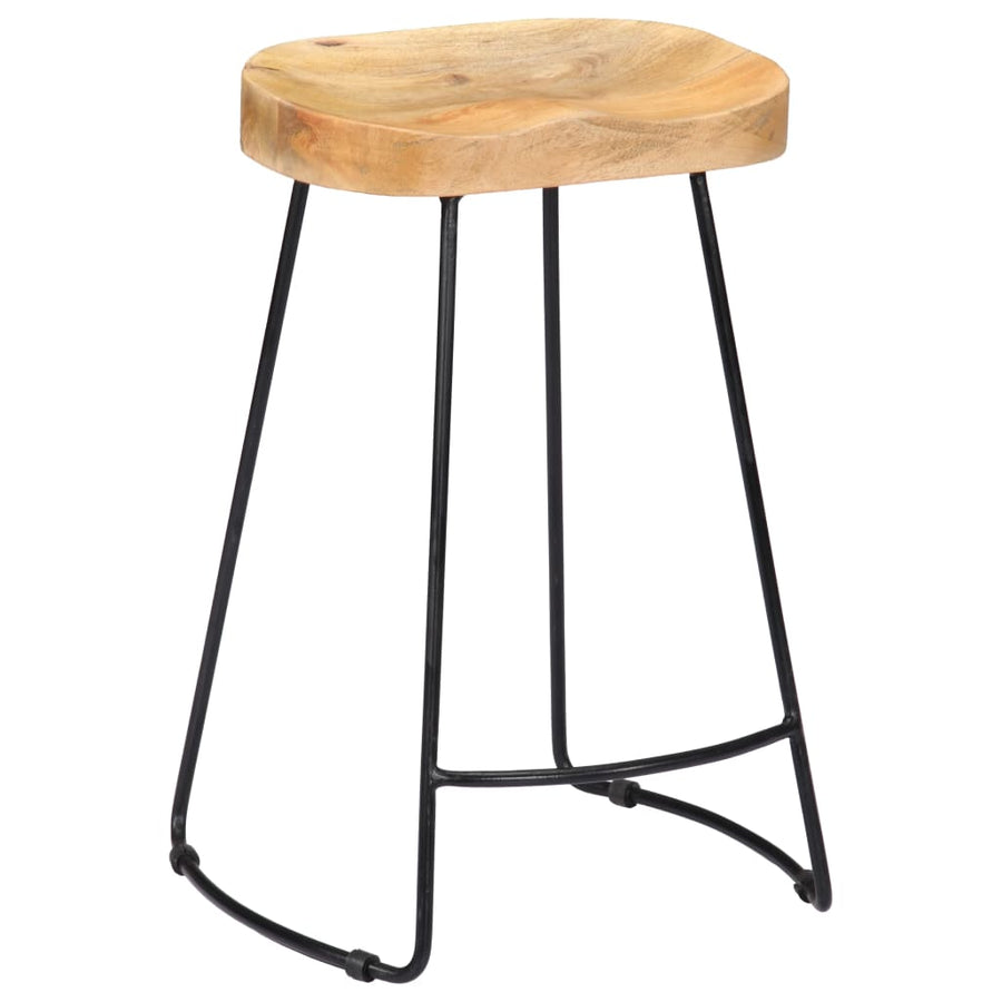 Gavin Barkrukken Massief Mangohout 45 x 40 x 62 cm Lichtbruin