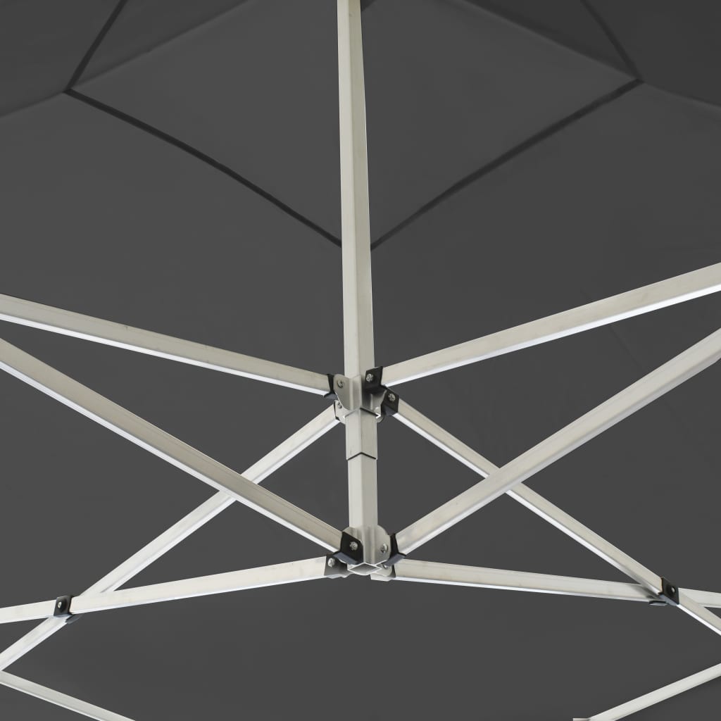 Partytent Professioneel Inklapbaar 3X3 M Aluminium Antraciet 3 x 3 m