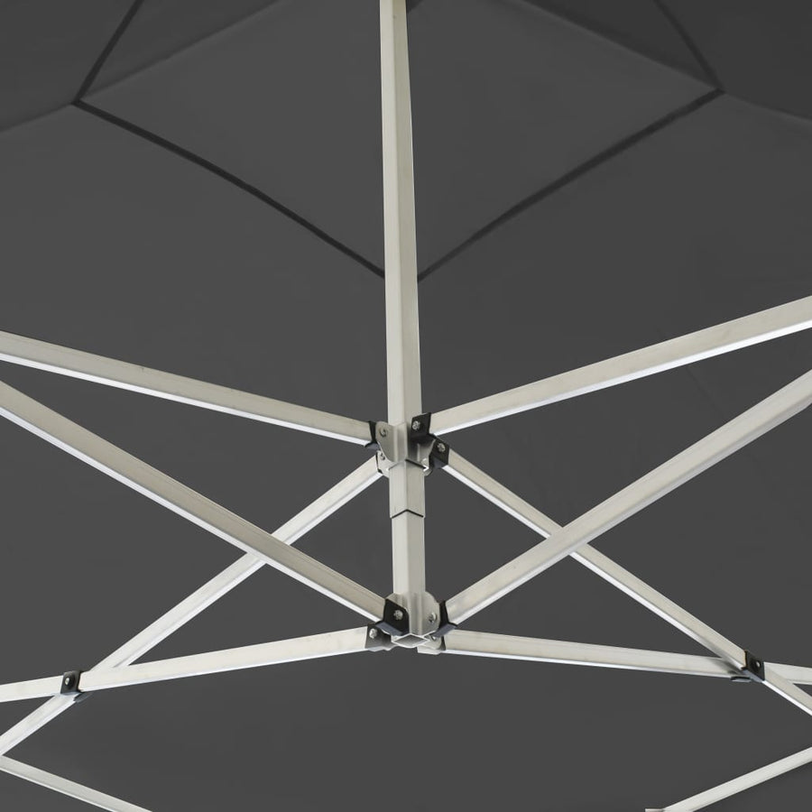 Partytent Professioneel Inklapbaar 3X3 M Aluminium Antraciet 3 x 3 m