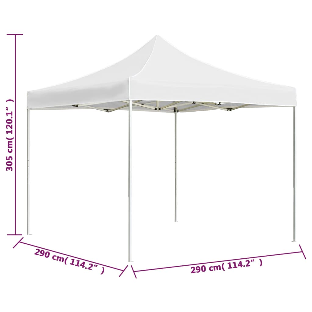 Partytent Professioneel Inklapbaar Aluminium 3 x 3 m