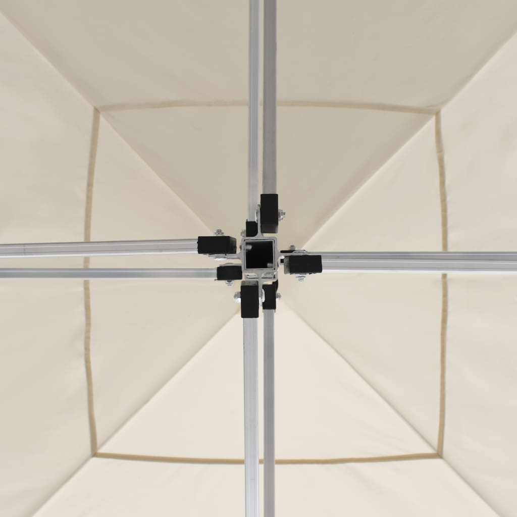 Partytent Inklapbaar Met Wanden 3X3 M Aluminium Crème 3 x 3 m
