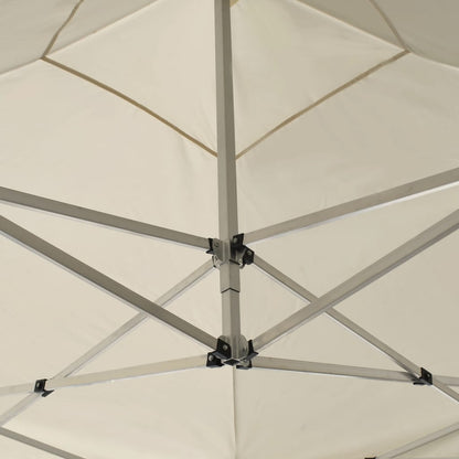 Partytent Inklapbaar Met Wanden 3X3 M Aluminium Crème 3 x 3 m