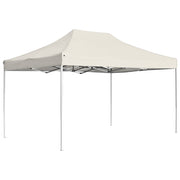 Partytent 4,5x3 m aluminium crème inklapbaar