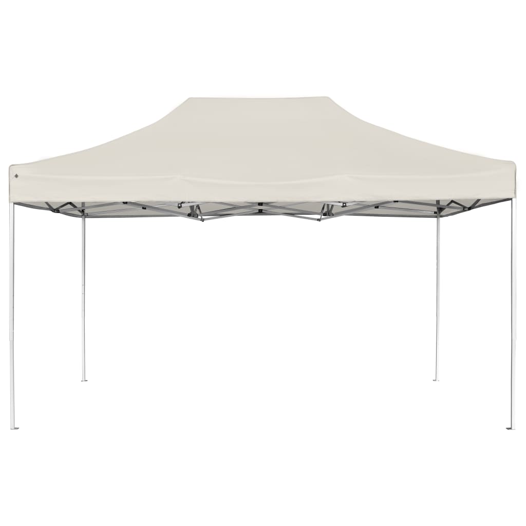 Partytent Professioneel Inklapbaar 4,5X3 M Aluminium Crème 4.5 x 3 m