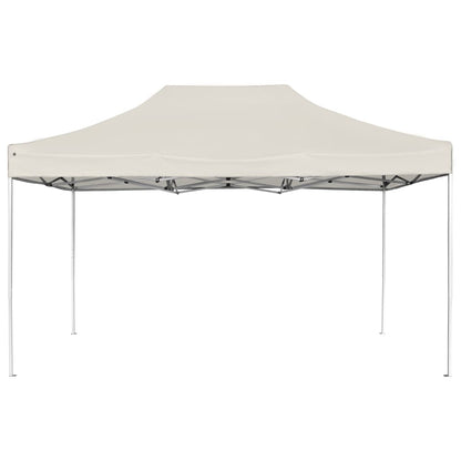 Partytent Professioneel Inklapbaar 4,5X3 M Aluminium Crème 4.5 x 3 m