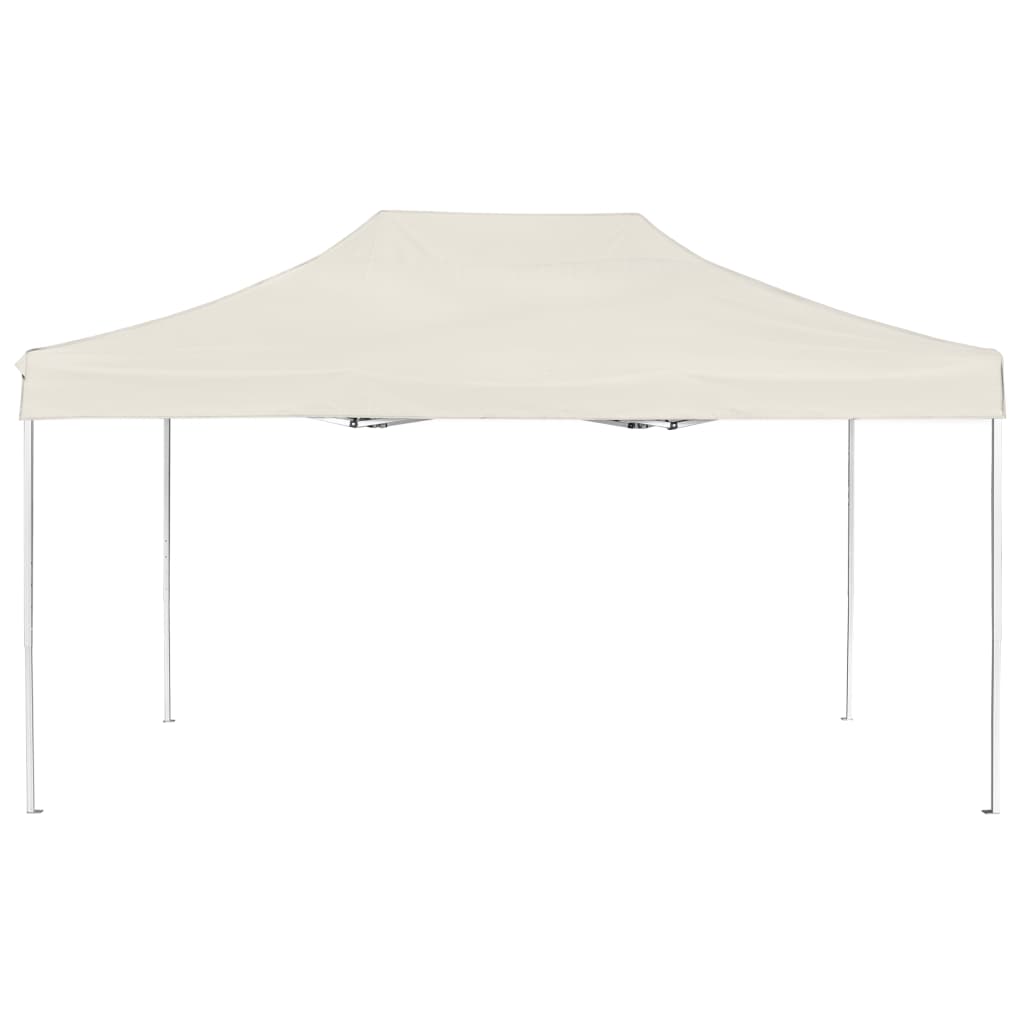 Partytent Professioneel Inklapbaar 4,5X3 M Aluminium Crème 4.5 x 3 m