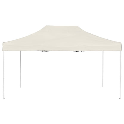Partytent Professioneel Inklapbaar 4,5X3 M Aluminium Crème 4.5 x 3 m
