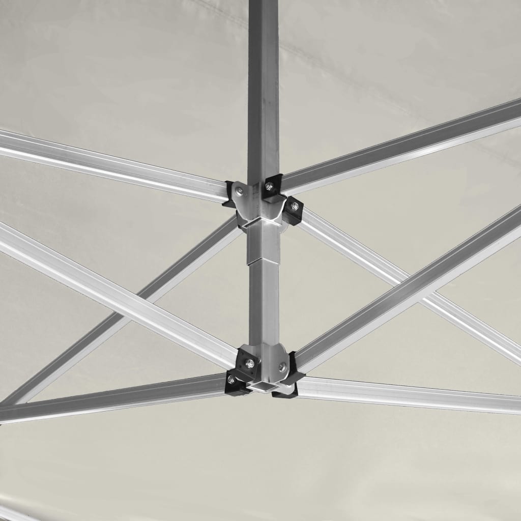 Partytent Professioneel Inklapbaar 4,5X3 M Aluminium Crème 4.5 x 3 m