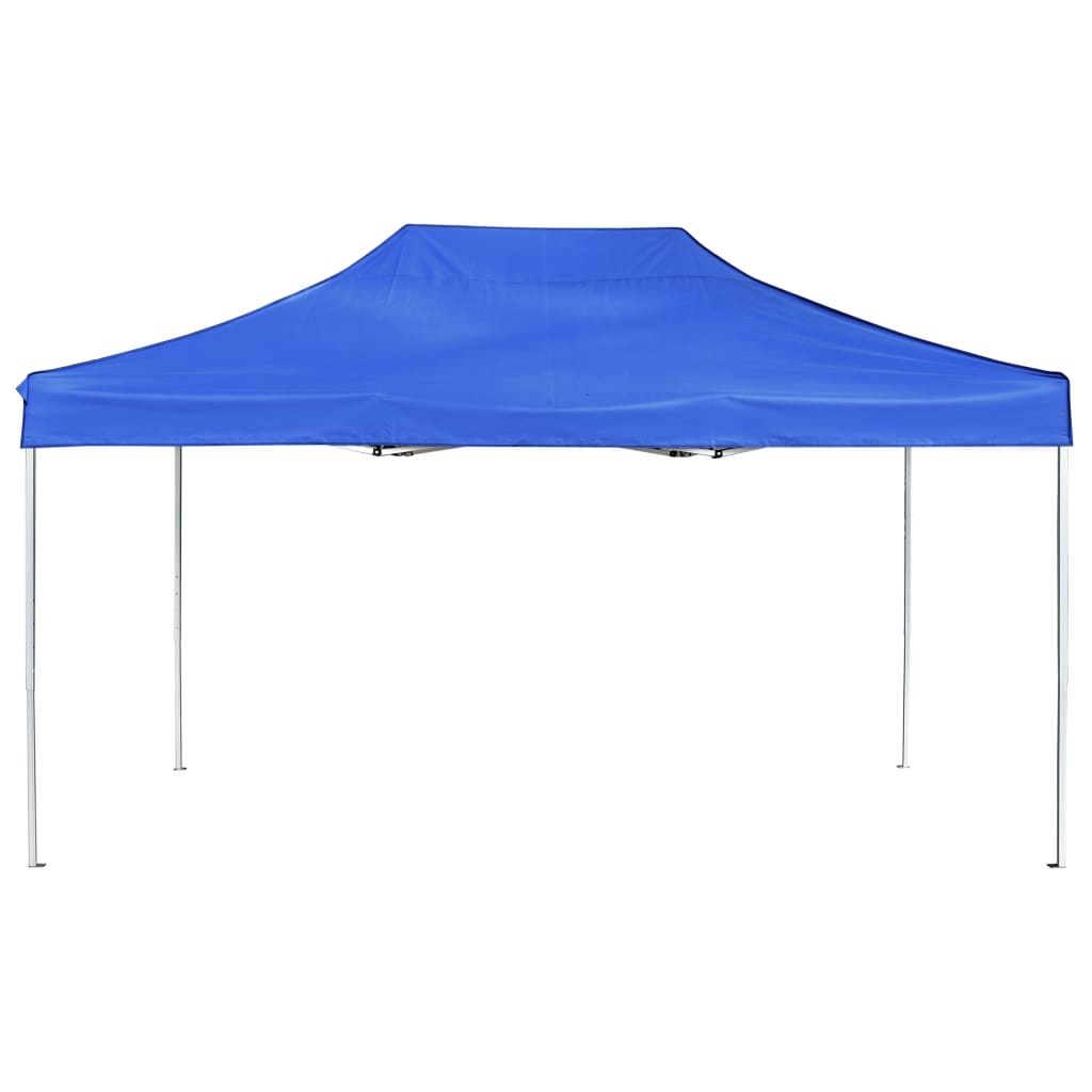Partytent Professioneel Inklapbaar 4,5X3 M Aluminium Blauw 4.5 x 3 m