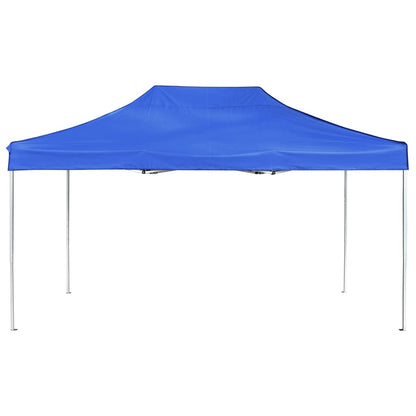 Partytent Professioneel Inklapbaar 4,5X3 M Aluminium Blauw 4.5 x 3 m
