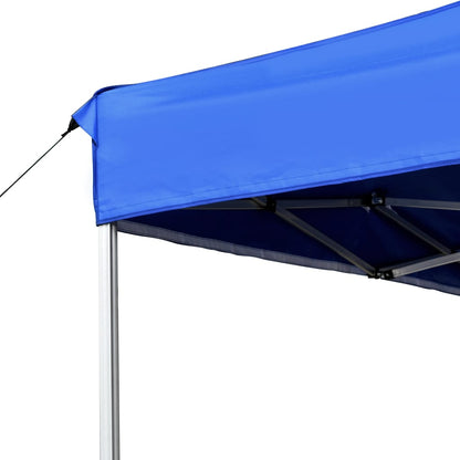 Partytent Professioneel Inklapbaar 4,5X3 M Aluminium Blauw 4.5 x 3 m