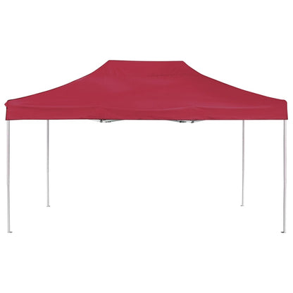 Partytent Professioneel Inklapbaar 4,5X3 M Aluminium 4.5 x 3 m Wijnrood