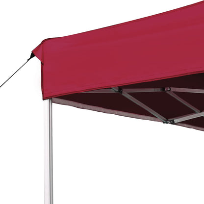 Partytent Professioneel Inklapbaar 4,5X3 M Aluminium 4.5 x 3 m Wijnrood
