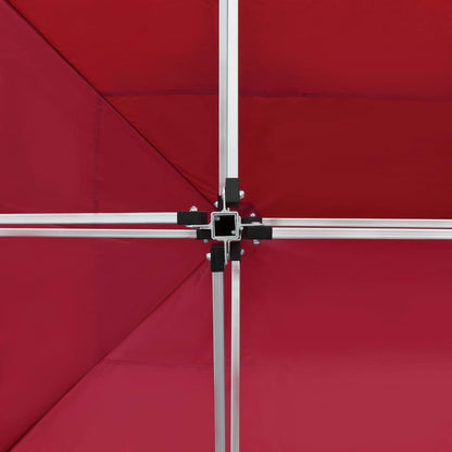 Partytent Professioneel Inklapbaar 4,5X3 M Aluminium 4.5 x 3 m Wijnrood
