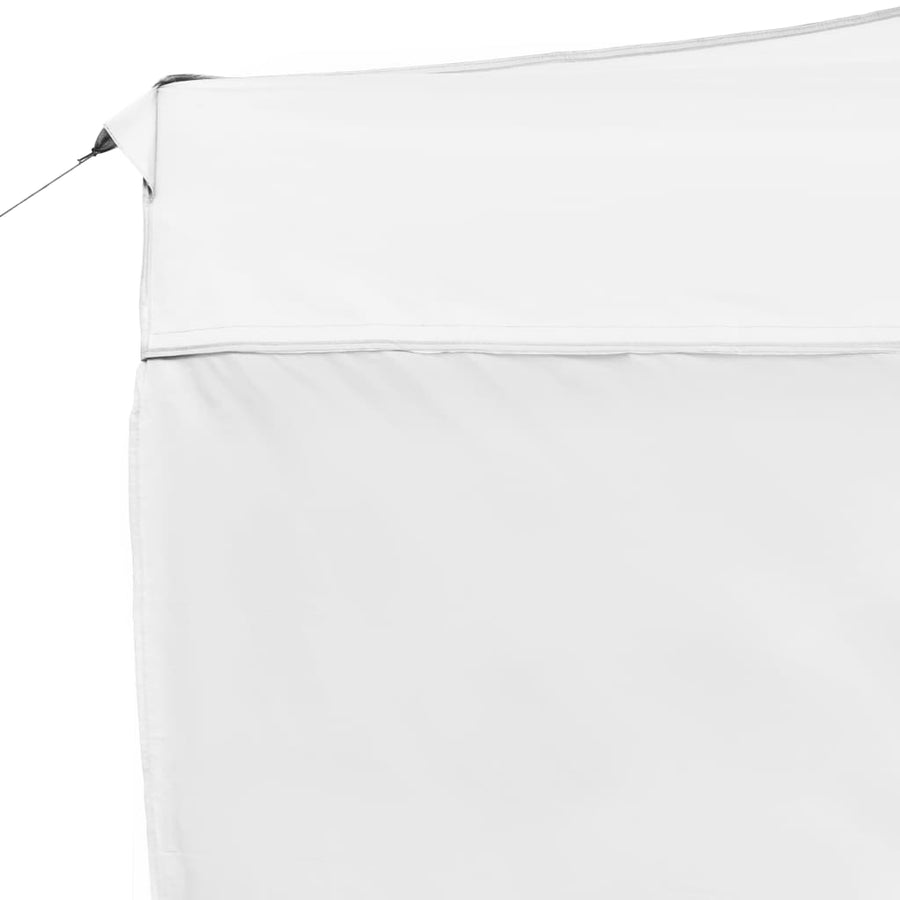 Partytent Inklapbaar Met Wanden 4,5X3 M Aluminium Wit 4.5 x 3 m