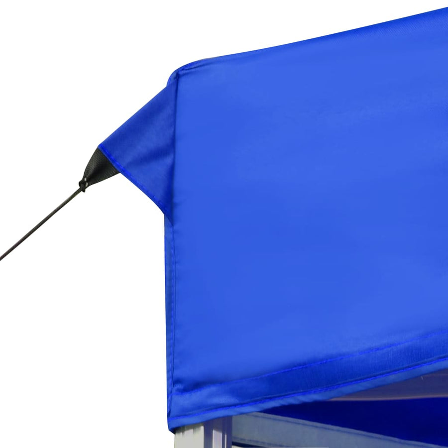 Partytent professioneel inklapbaar 6x3 m aluminium blauw