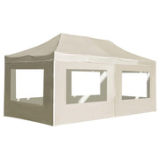 Partytent 6x3 m inklapbaar aluminium crème