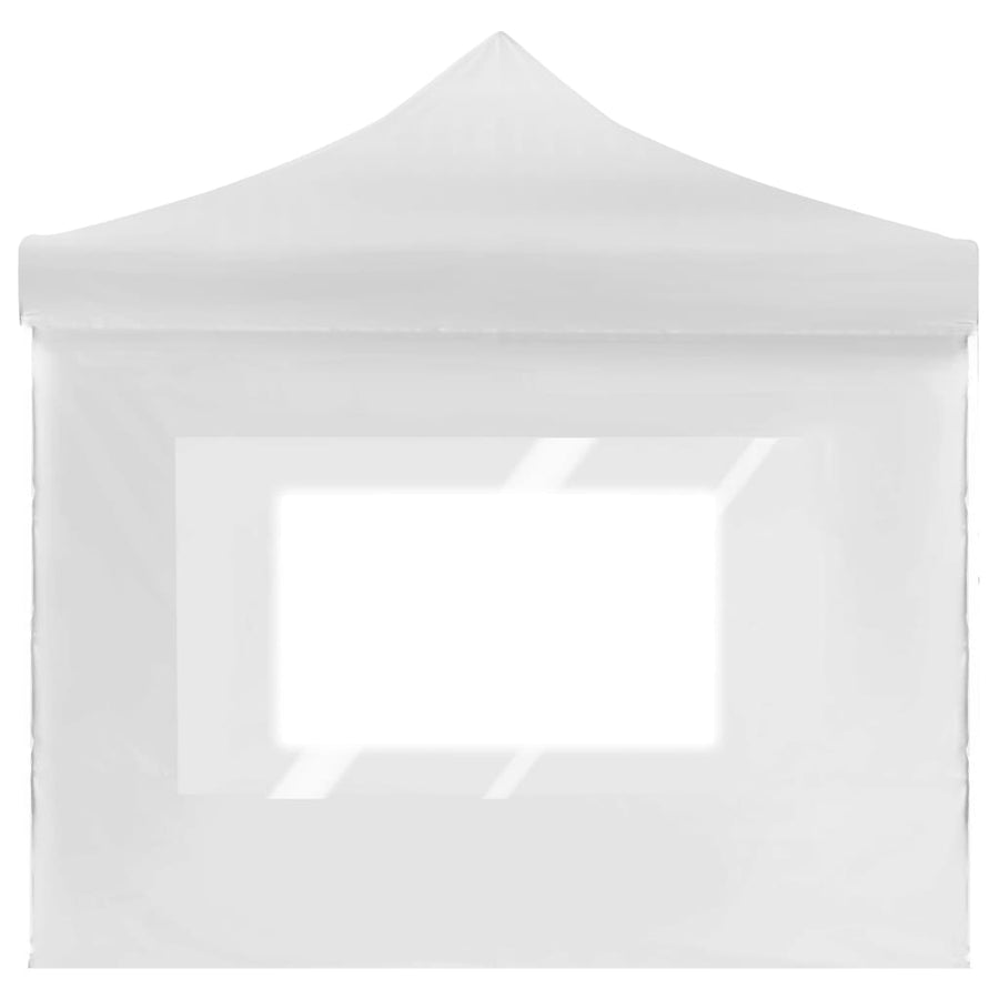 Partytent Inklapbaar Met Wanden Aluminium 6 x 3 m Wit
