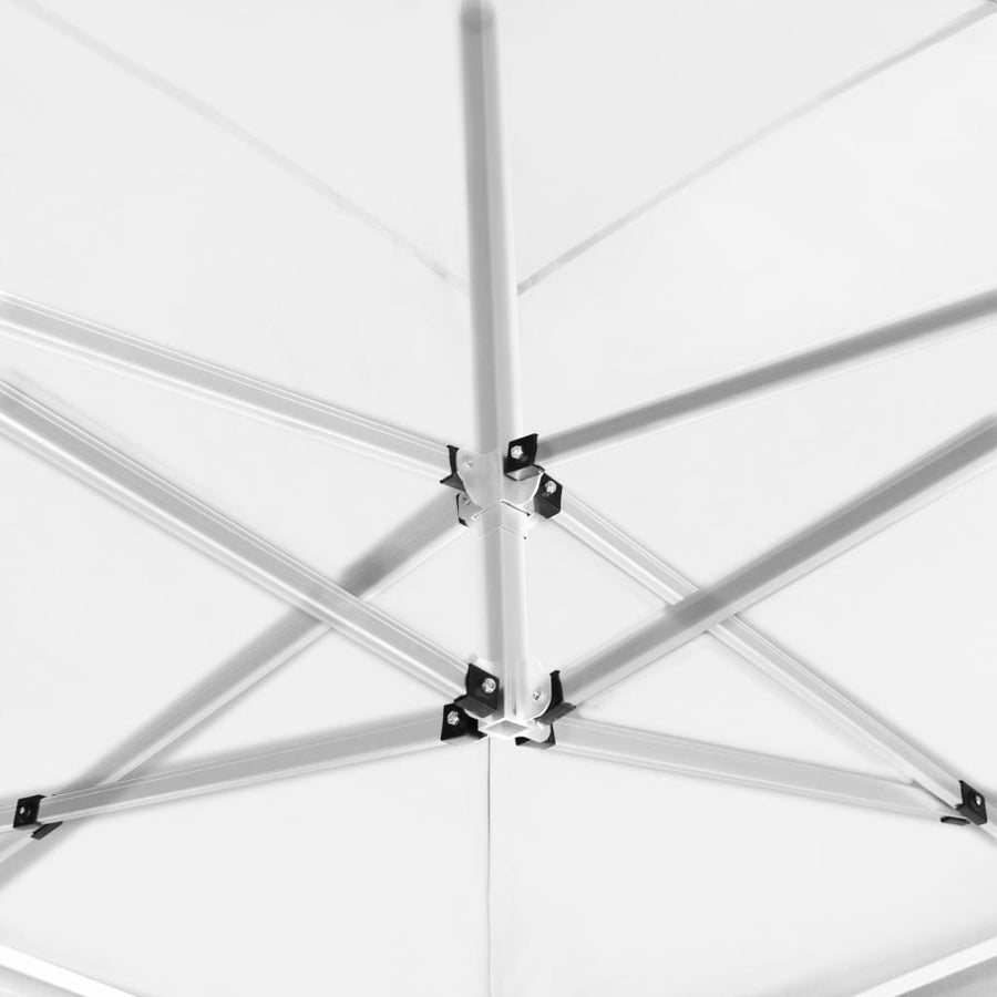 Partytent Inklapbaar Met Wanden Aluminium 6 x 3 m Wit