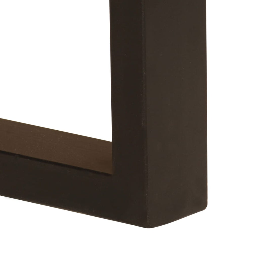 Bureau met 2 lades 110x50x77 cm massief mangohout