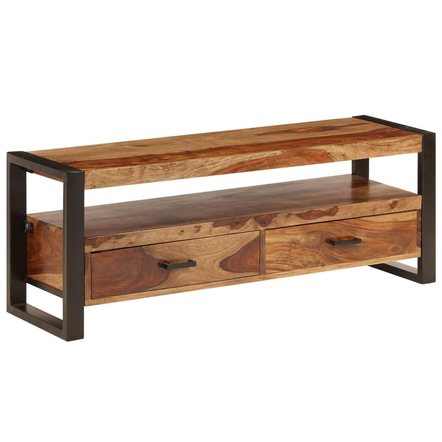 Tv-Meubel 120X35X45 Cm Massief acaciahout