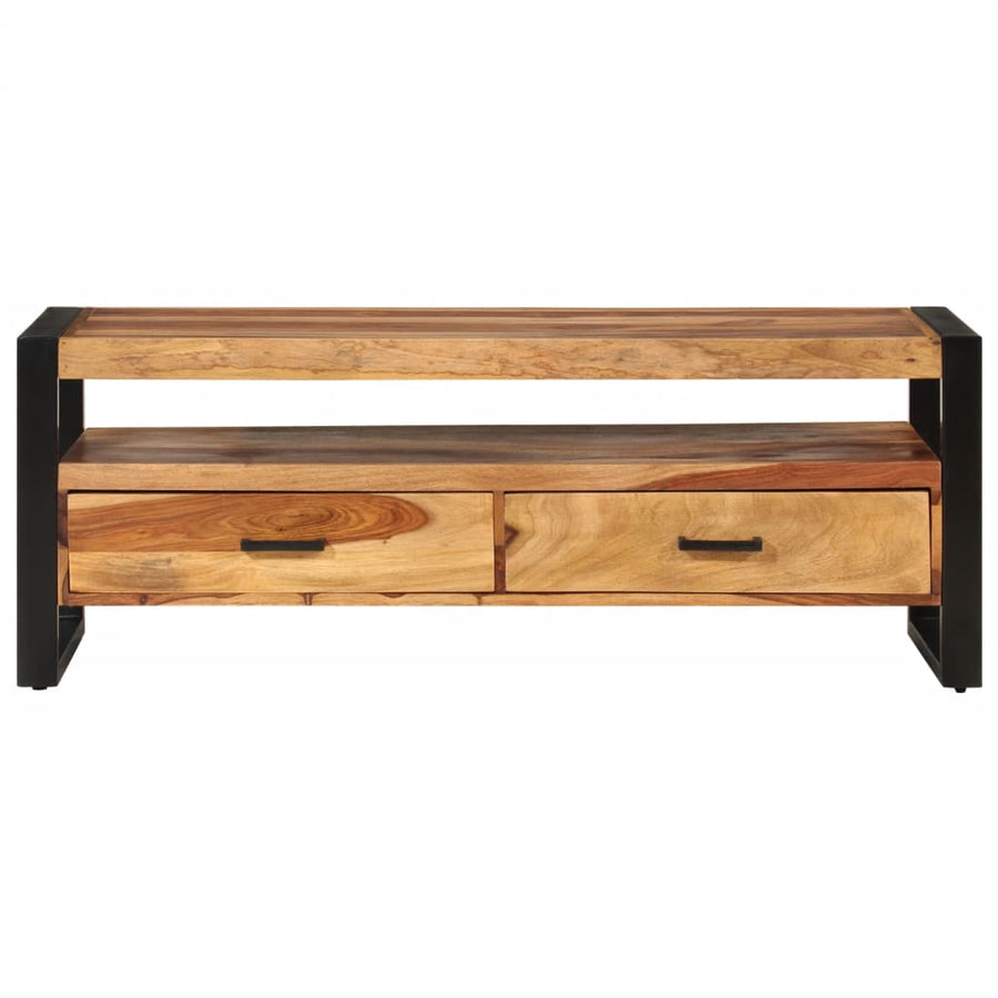 Tv-Meubel 120X35X45 Cm Massief acaciahout