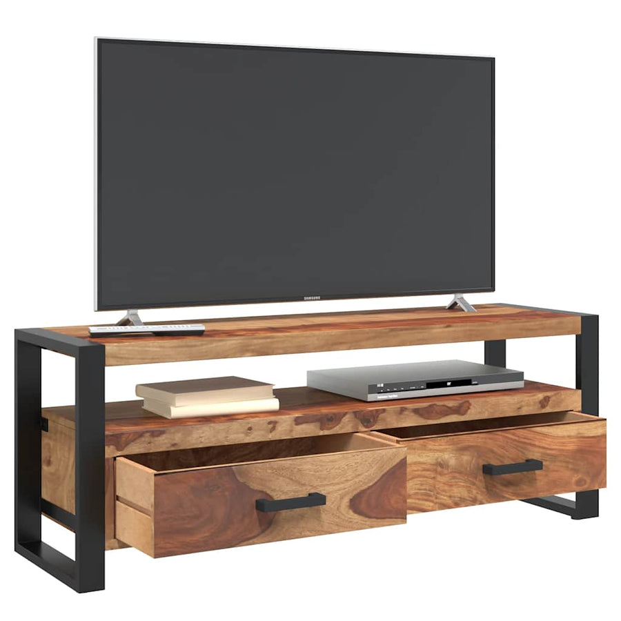 Tv-Meubel 120X35X45 Cm Massief acaciahout