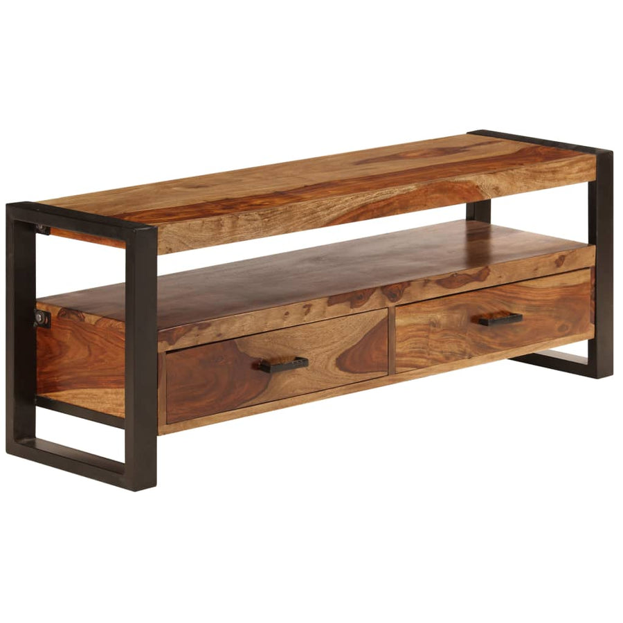 Tv-Meubel 120X35X45 Cm Massief acaciahout