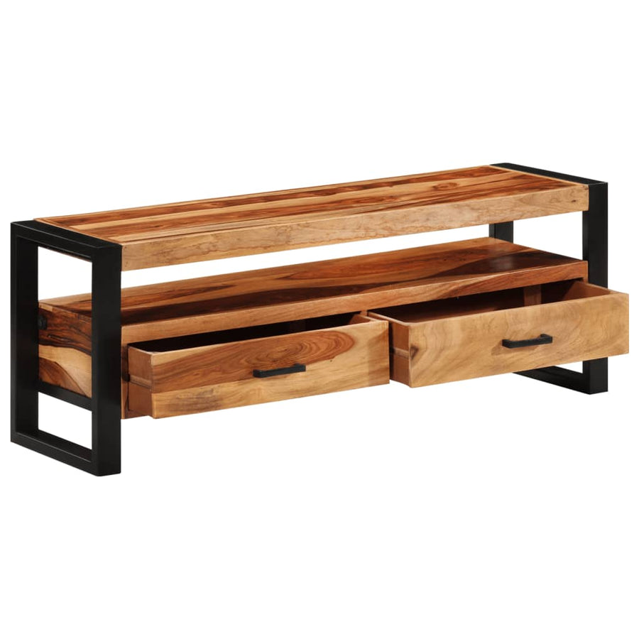 Tv-Meubel 120X35X45 Cm Massief acaciahout