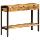 Dressoir 110x35x75 cm massief mangohout