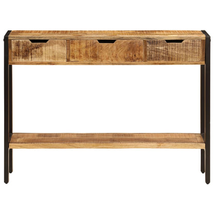 Dressoir Met 3 Lades 110X35X75 Cm massief mangohout