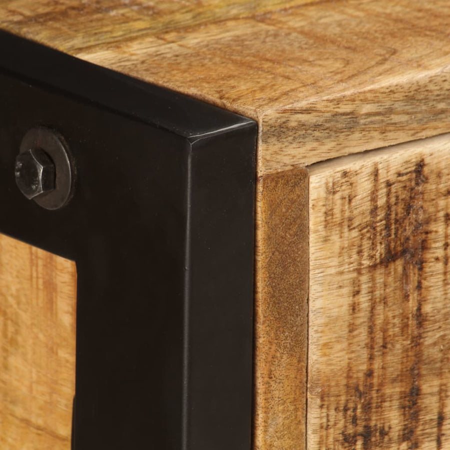 Dressoir Met 3 Lades 110X35X75 Cm massief mangohout