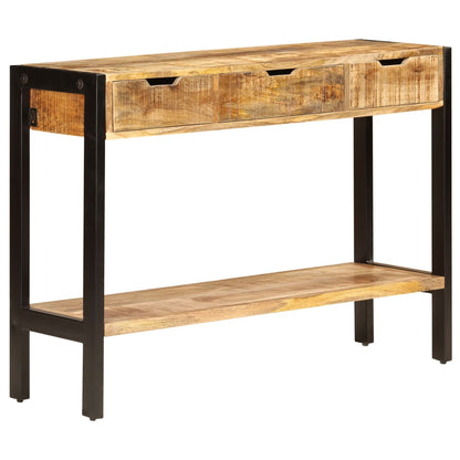Dressoir Met 3 Lades 110X35X75 Cm massief mangohout