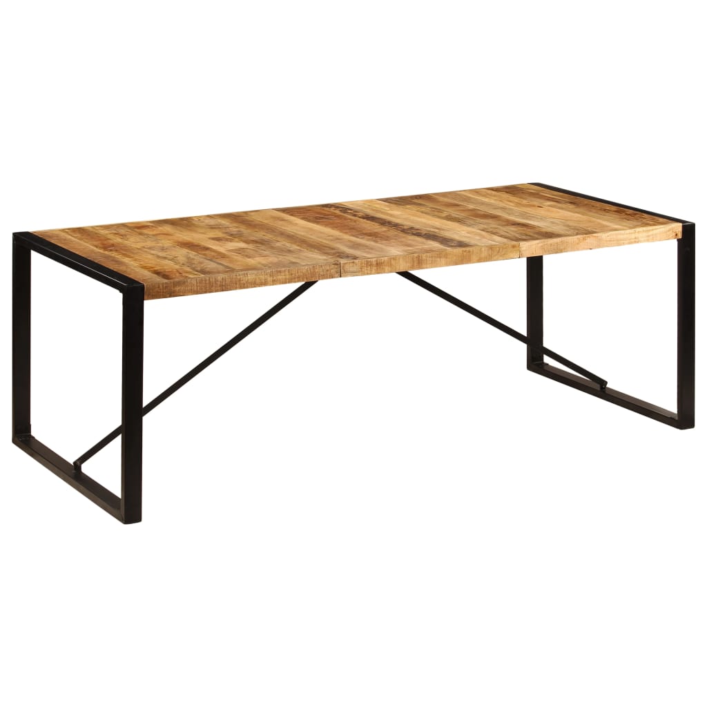 Eettafel Zwart 220 x 100 x 75 cm