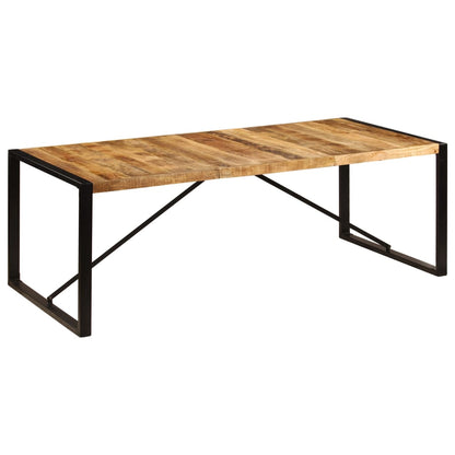 Eettafel Zwart 220 x 100 x 75 cm