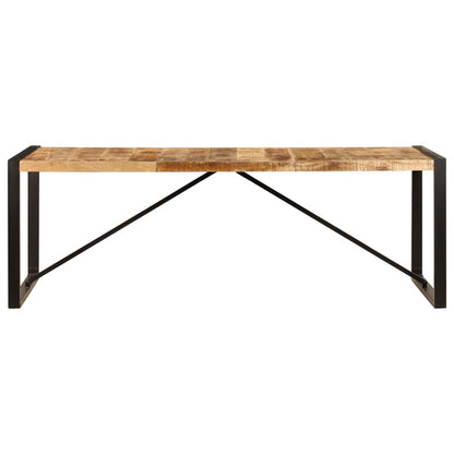 Eettafel Zwart 220 x 100 x 75 cm